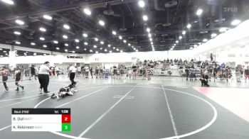 74 lbs Semifinal - Burl Dull, Mattime vs Kyler Robinson, Shootbox WC