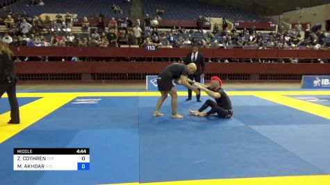 ZACH COTHREN vs MOHAMAD AKHDAR 2024 Pan IBJJF Jiu-Jitsu No-Gi Championship
