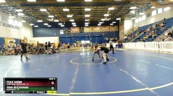 132 lbs Round 1 (8 Team) - Finn Buchanan, Buchholz vs Cole Webb, Lake Mary Militia WC