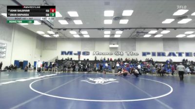 197 lbs Cons. Round 1 - John Saldivar, Fresno City College vs Zeus Esparza, Chabot College