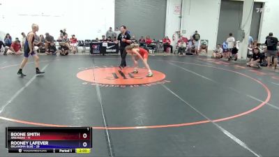 114 lbs Placement Matches (16 Team) - Boone Smith, Arkansas vs Rooney LaFever, Oklahoma Blue
