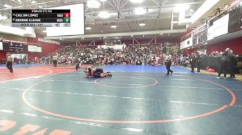217 lbs Cons. Round 2 - George Llaune, College Park vs Callon Lopez, Rancho Cotate