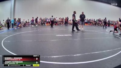 100 lbs Placement (4 Team) - Joseph Noteboom, Bison Takedown vs Sorrell Johnson, Georgia United Blue