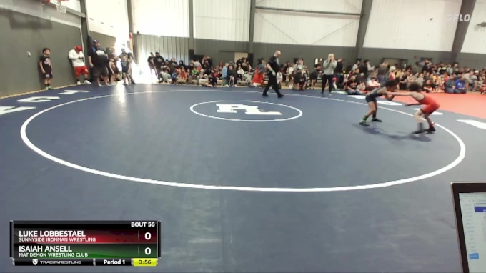 70 lbs Semifinal - Isaiah Ansell, Mat Demon Wrestling Club vs Luke ...