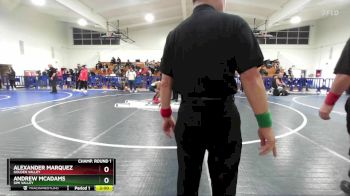 126 lbs Champ. Round 1 - Alexander Marquez, Golden Valley vs Andrew McAdams, Simi Valley
