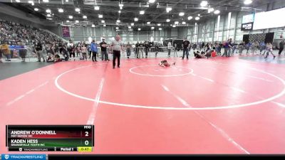 67 lbs Champ. Round 1 - Kaden Hess, Grangeville Youth WC vs Andrew O`Donnell, Mat Demon WC