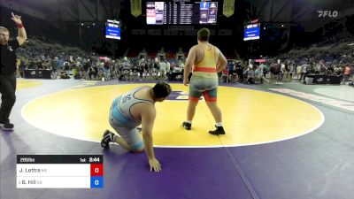 285 lbs Cons 32 #2 - Jon Lettre, ME vs Brayden Hill, KS