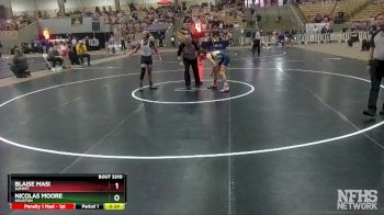 AA 106 lbs Cons. Round 3 - Blaise Masi, Summit vs Nicolas Moore, Houston