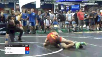 126 lbs Cons 32 #1 - Brandon Grupe, New York vs Ethan Martin, Georgia