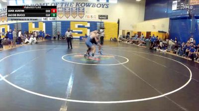 120 lbs Semifinals (8 Team) - Jacob Bucci, Clay vs Jake Austin, Charlotte Hs