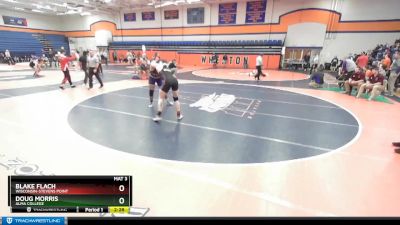 197 lbs Cons. Round 1 - Doug Morris, Alma College vs Blake Flach, Wisconsin-Stevens Point