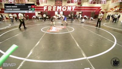 215 lbs 1st Place Match - Carter Vannest, John H Pitman vs Brian Haran, Gilroy