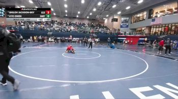 150 lbs Semifinal - Shiloh Jackson-Bey, Allen Blue vs Kye Owen, Conroe Caney Creek