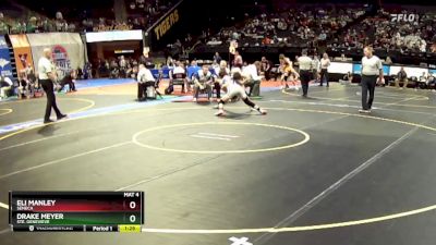 132 Class 2 lbs Semifinal - Drake Meyer, Ste. Genevieve vs Eli Manley, Seneca