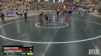 A 145 lbs Cons. Round 2 - Thomas Solomon, Eagleville vs Alejandro Gutierrez, Millington Central