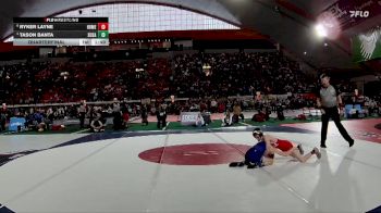 4A 98 lbs Quarterfinal - Tason Banta, Sugar-Salem vs Ryker Layne, Homedale