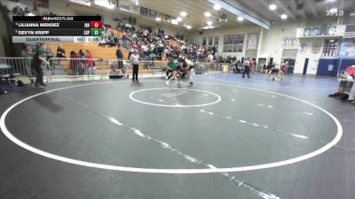 145 lbs Quarterfinal - Lilianna Mendez, Irvine vs Devyn Kripp, Poly/Long Beach