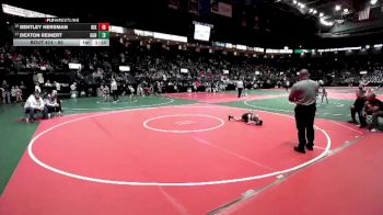 65 lbs Champ. Round 1 - Dexton Reinert, GGBA vs Bentley Hersman, RIKA