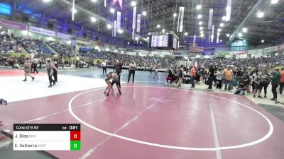 70 lbs Consi Of 8 #2 - Julian Blea, Brighton WC vs Everly Valtierra, Westy Futures