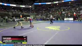 Champ. Round 1 - Lauren Sash, Millard West Girls vs Allie Burke, High Plains Girls