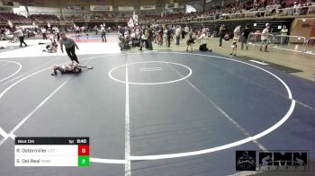 52 lbs Final - Ryker Ostermiller, Little Warriors vs Sier Del Real, Pomona Elite WC