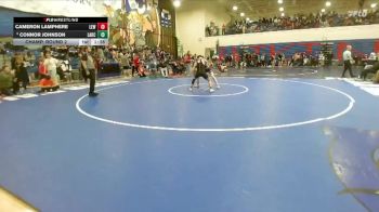 138 lbs Champ. Round 2 - Connor Johnson, Lake City vs Cameron Lamphere, Lewiston