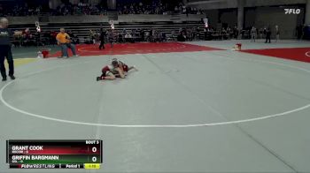 95 lbs Quarterfinals (8 Team) - Grant Cook, Rocori vs Griffin Bargmann, GSL