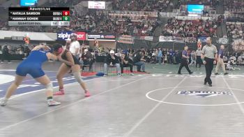 G - 170 lbs Quarterfinal - Natalia Samson, Choteau (Girls) vs Hannah Gohde, Gallatin (Bozeman) (Girls)