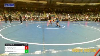 61 lbs Consi Of 16 #1 - Shane Flaherty, Tornado Wrestling vs Wrett Lawther, Rough Riders