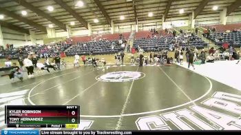 59 lbs Quarters & Wb (16 Team) - Kyler Robinson, Utah Gold vs Tony Hernandez, Idaho 2
