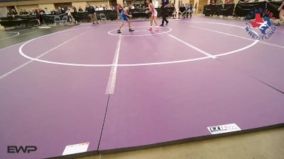82 lbs Quarterfinal - Daisy Rosales, Silverback Wrestling Fort Worth vs Zabdiel Charles, Texas Style Wrestling Club