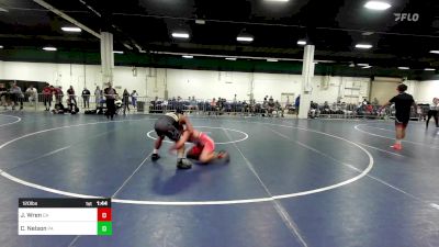 120 lbs Consi Of 32 #1 - Jadyn Wren, CA vs Curtis Nelson, PA