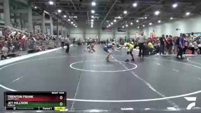 95 lbs Semifinal - Trenton Frank, Scott City vs Jet Millison, Bobcat