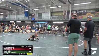55 lbs Placement Matches (8 Team) - Jace King, Williamson County WC vs Lark Strong, Stronghold