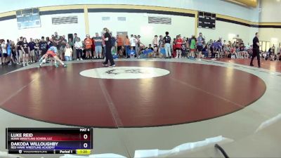 144 lbs Semifinal - Luke Reid, Howe Wrestling School LLC vs Dakoda Willoughby, Red Hawk Wrestling Academy