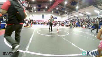 45 lbs Quarterfinal - Kennedy Luker, Fort Gibson Youth Wrestling vs Amavi Cline, Coweta Tiger Wrestling