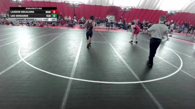 14U True Beginner - 167-175.8 Champ. Round 1 - Dylan Santana, Fond Du Lac Wrestling Club vs Crosby Hurd, Mount Horeb Area Wrestling