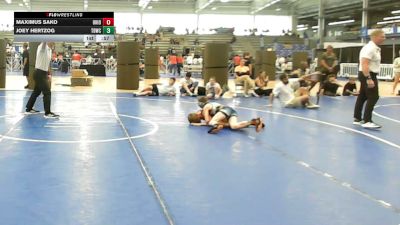 85 lbs 3rd Place - Maximus Sako, Ohio United - MS vs Joey Hertzog, TDWC Maniacs Blue - MS
