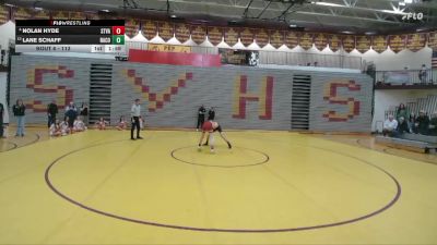 113 lbs Champ. Round 1 - Lane Schaff, Natrona County vs Nolan Hyde, Star Valley