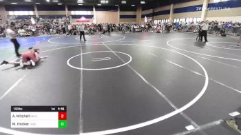 146 lbs Quarterfinal - Akeem Mitchell, NM Gold vs Micah Hocker, Legends Of Gold