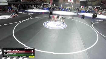 165 lbs Quarterfinal - Richard Creer Jr., Sutter Union High School Wrestling vs T.j. Chandler, California