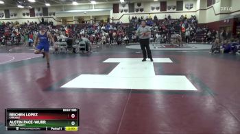 190 lbs Round 3 - Austin Pace-Wurr, West Liberty vs Reichen Lopez, Carlisle