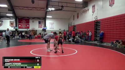 Cons. Semi - Joseph Howard, Mount Pleasant Youth Wrestling vs Spencer Ervin, WBNDD