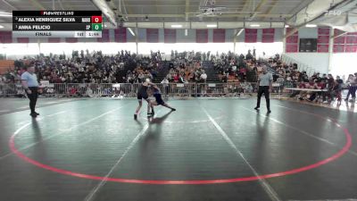 107 lbs Final - Alexia Henriquez Silva, North Andover vs Anna Felicio, Saugus/Peabody