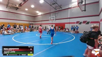 110 lbs Round 5 (6 Team) - Mason Lampe, MPWC vs Beau Underwood, Kansas Bronze