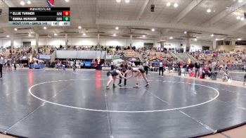 Girls 145 lbs Cons. Round 1 - Emma Husser, Clarksville High School vs Ellie Turner, Alvin C. York Institute