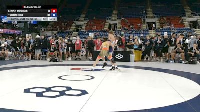 126 lbs Cons. Sub-rd Of 64 - Ethan Duenas, California vs John Cox, Missouri