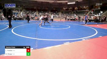 76 lbs Quarterfinal - Logan Foster, Keystone Wrestling Club vs Boston Stopp, Tahlequah Wrestling Club