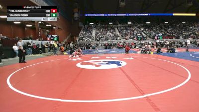 2A-126 lbs Quarterfinal - Raiden Pond, Cokeville vs Tel Marchant, Sundance