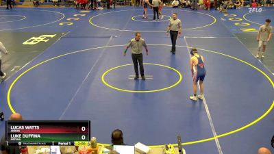 131 lbs Champ. Round 2 - Luke Duffina, Medina vs Lucas Watts, Akron